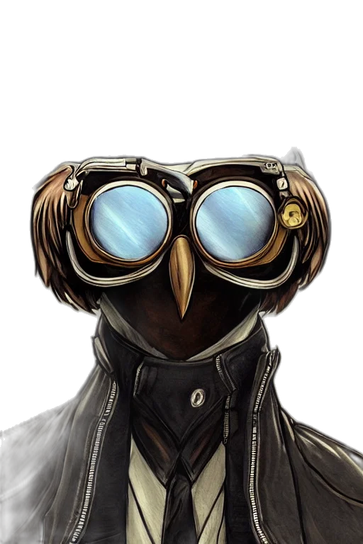mask, face, robot, jacket, concept art, comic book art, cyberpunk, fantasy art transparent PNG cut-out