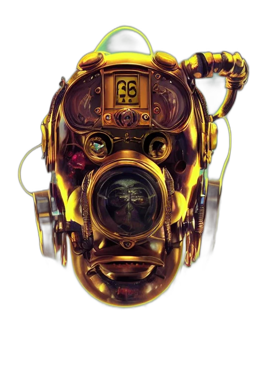 robot, mask, face, car transparent PNG cut-out