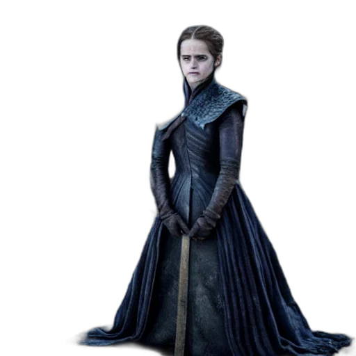 dress, staff, concept art, fantasy art, photorealistic, pixel art, dark, blue transparent PNG cut-out
