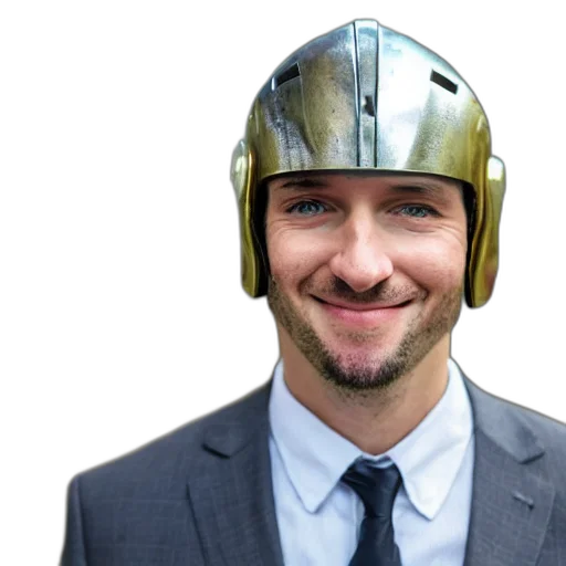 robot, hat, staff, crown transparent PNG cut-out