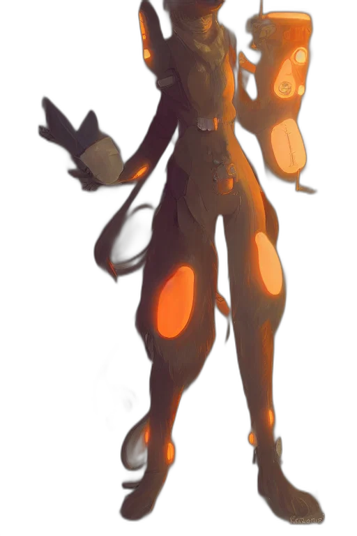 robot, staff, creature, mask transparent PNG cut-out