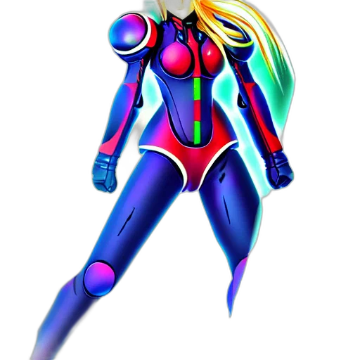 robot, staff, concept art, 3d render transparent PNG cut-out