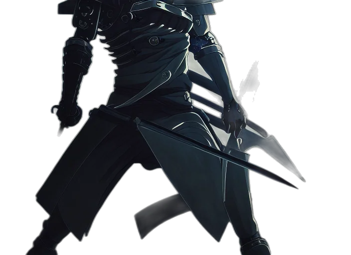 sword, weapon, staff, mask, concept art, fantasy art, comic book art, cyberpunk transparent PNG cut-out