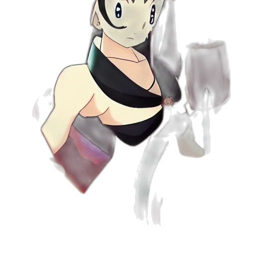staff, mask, creature, dress transparent PNG cut-out