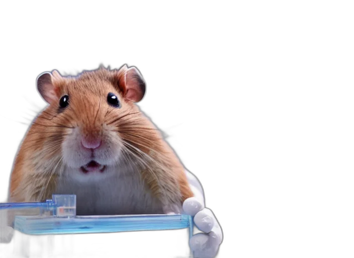 animal, film, still, hamster, working, research, lab, filling transparent PNG cut-out