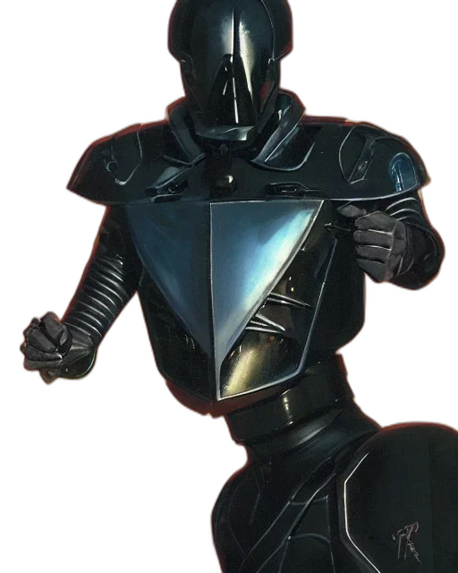robot, staff, mask, jacket transparent PNG cut-out