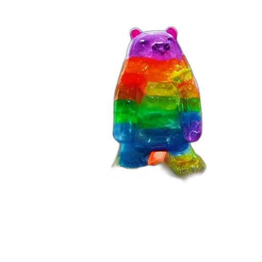 animal, creature, 3d render, vaporwave transparent PNG cut-out