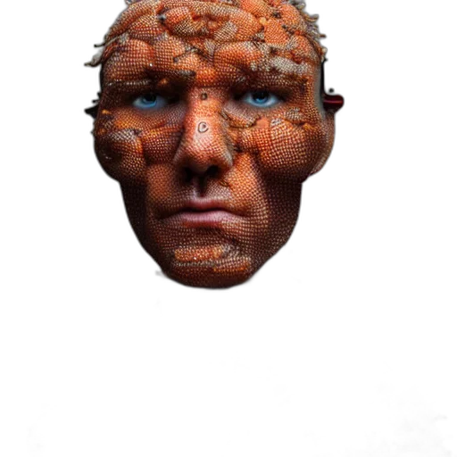 mask, face, creature, crown transparent PNG cut-out