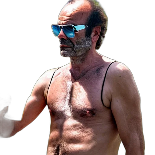 jacket, animal, staff, trevor, philips, wearing, tank, top transparent PNG cut-out