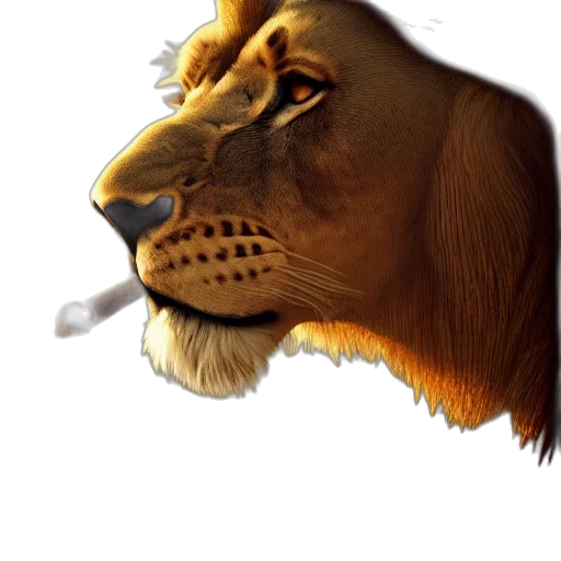 animal, crown, staff, face transparent PNG cut-out