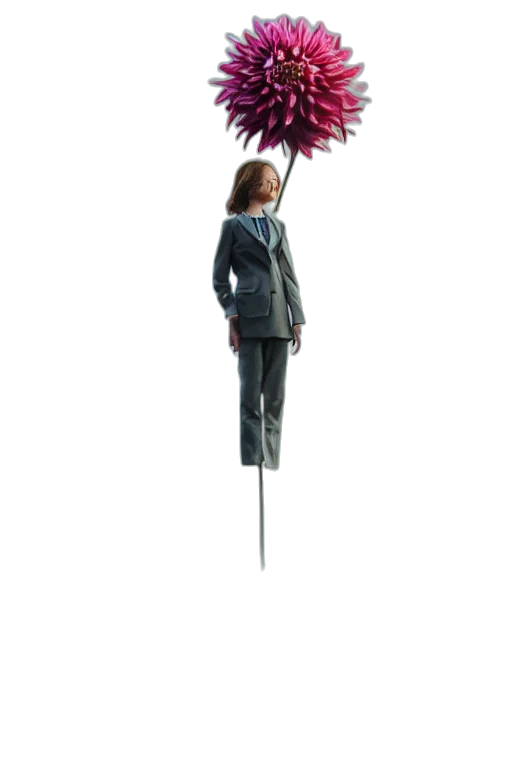 umbrella, staff, jacket, weapon, concept art, 3d render, cyberpunk, pixel art transparent PNG cut-out