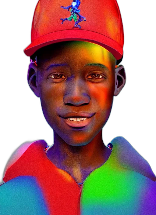 face, hat, mask, crown, photorealistic, cartoon, 3d render, concept art transparent PNG cut-out