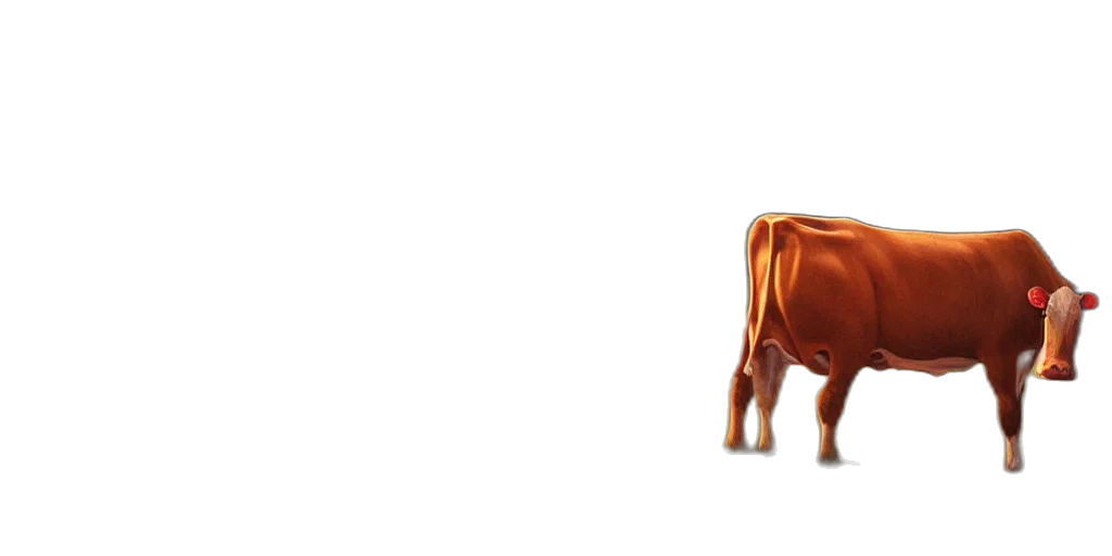 animal, food, furniture, creature, 3d render, photorealistic, concept art, cow transparent PNG cut-out