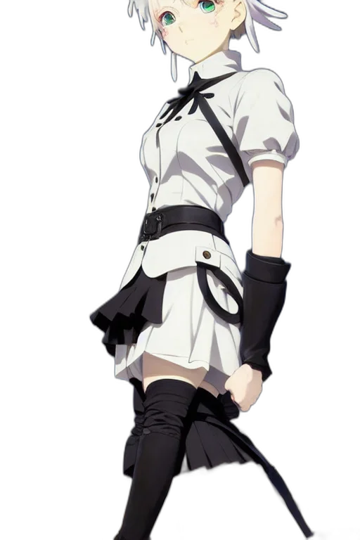 staff, dress, hat, weapon transparent PNG cut-out