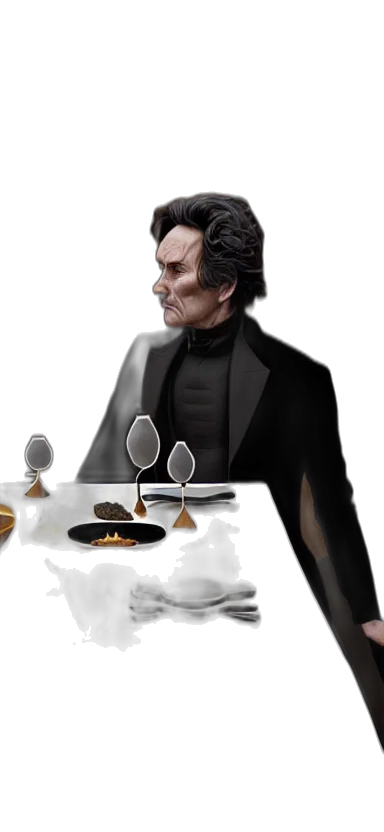 food, concept art, photorealistic, pixel art, 3d render, dark, monochrome, earth tones transparent PNG cut-out