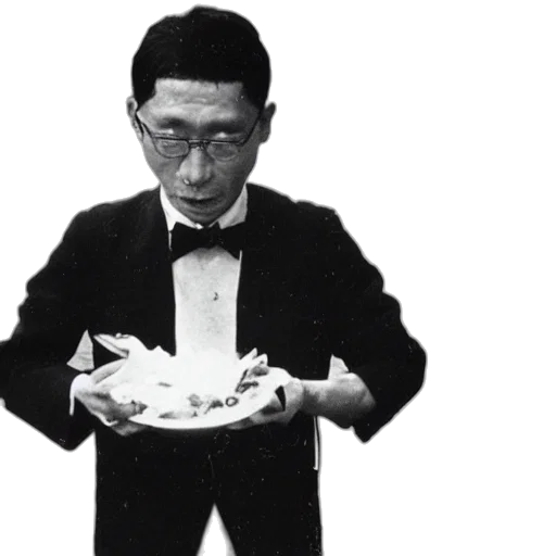 staff, mask, nakata, kafka, shore, eating, eels transparent PNG cut-out