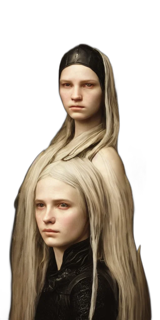 hair, face, crown, dress transparent PNG cut-out