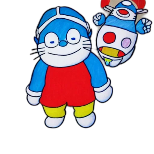 robot, mask, staff, creature transparent PNG cut-out