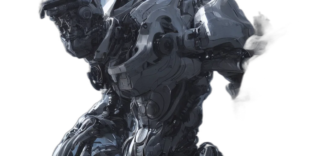robot, mask, face, creature transparent PNG cut-out