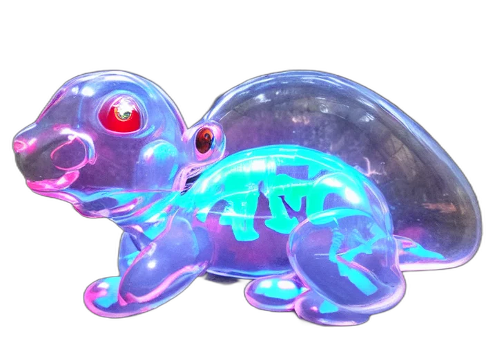 creature, robot, animal, 3d render transparent PNG cut-out