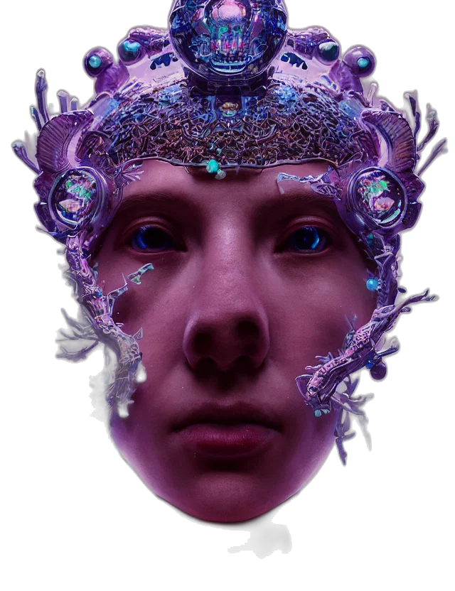 crown, mask, face, jewelry transparent PNG cut-out