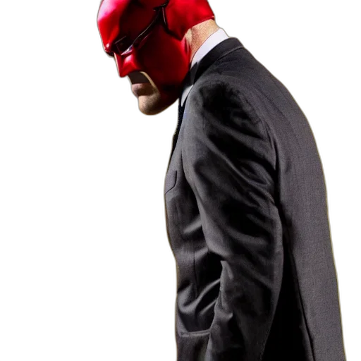 mask, face, jacket, comic book art transparent PNG cut-out