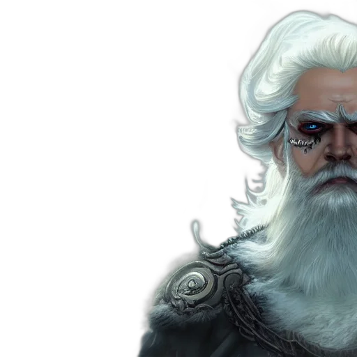 face, fantasy art, concept art, photorealistic transparent PNG cut-out