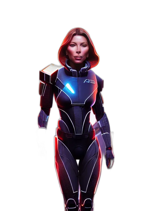 robot, jacket, concept art, 3d render transparent PNG cut-out