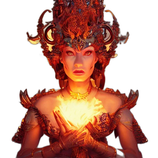 crown, staff, mask, face transparent PNG cut-out