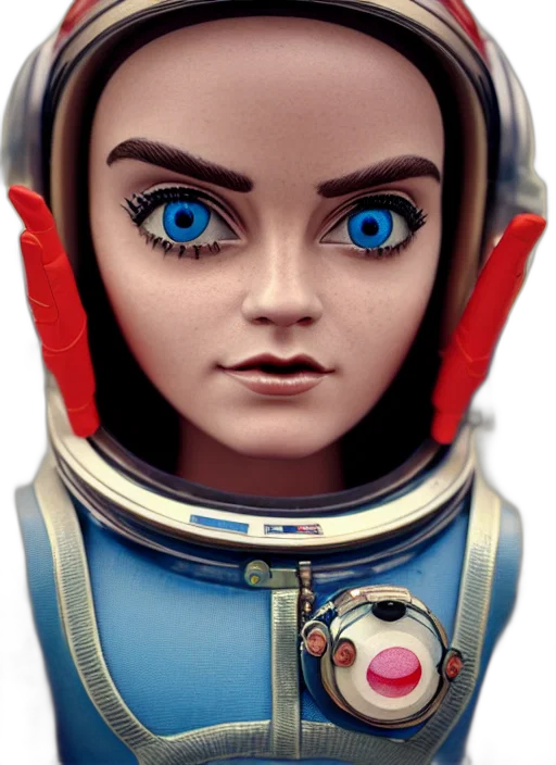robot, face, concept art, 3d render transparent PNG cut-out