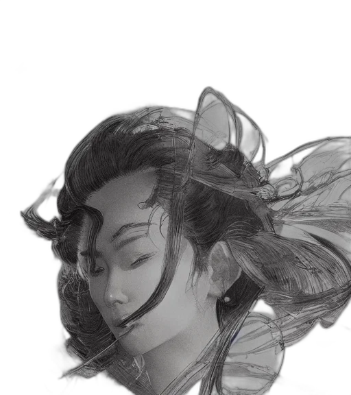 face, mask, hair, crown transparent PNG cut-out