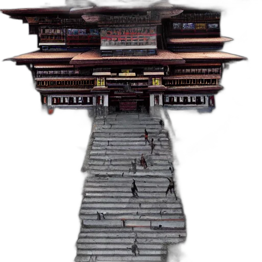 building, robot, staff, furniture, concept art, 3d render, pixel art, photorealistic transparent PNG cut-out