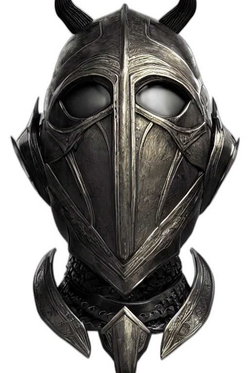 mask, face, concept art, 3d render transparent PNG cut-out