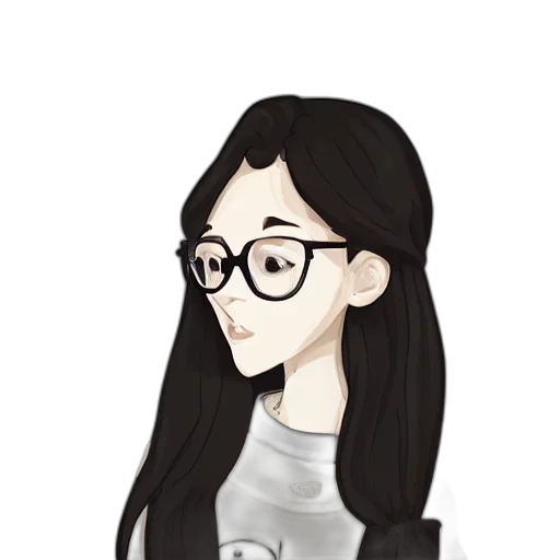 staff, face, hair, cartoon transparent PNG cut-out