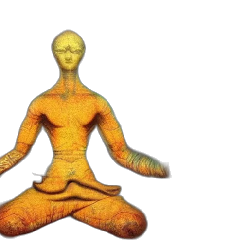 3d render, rare, transcendental, artifacts transparent PNG cut-out