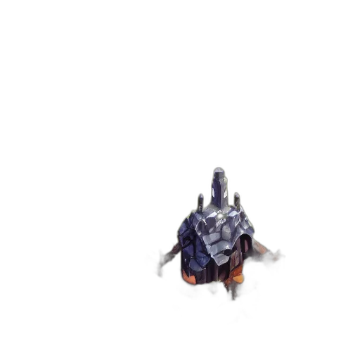 robot, weapon, creature, sword, pixel art, concept art, fantasy art, 3d render transparent PNG cut-out