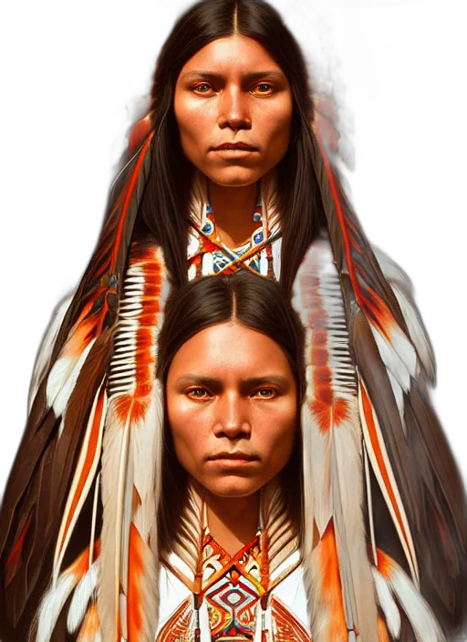 jewelry, face, staff, mask, photorealistic, concept art, fantasy art, oil painting transparent PNG cut-out