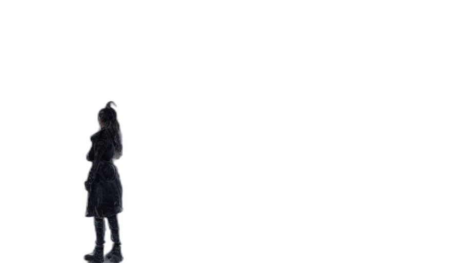 jacket, umbrella, staff, hat transparent PNG cut-out