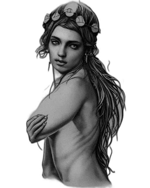 crown, dress, jewelry, fantasy art transparent PNG cut-out