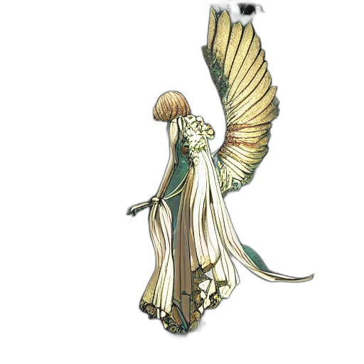 dress, staff, jewelry, dragon, concept art, fantasy art, pixel art, 3d render transparent PNG cut-out