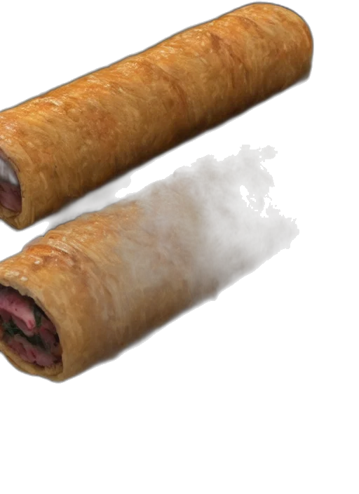 food, weapon, staff, animal, 3d render, photorealistic, concept art, fire transparent PNG cut-out