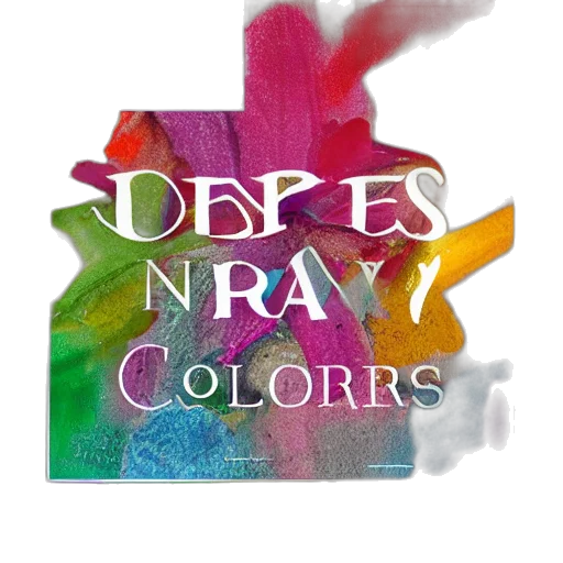 watercolor, dark, colorful, neon transparent PNG cut-out
