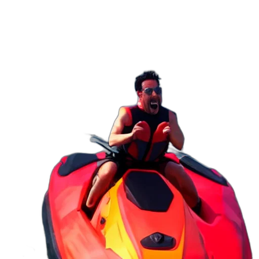 car, weapon, 3d render, concept art, comic book art, cartoon, underwater, markiplier transparent PNG cut-out