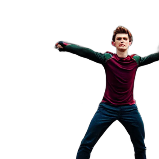jacket, tom, holland, dabbing, canon, eos, iso, raw transparent PNG cut-out