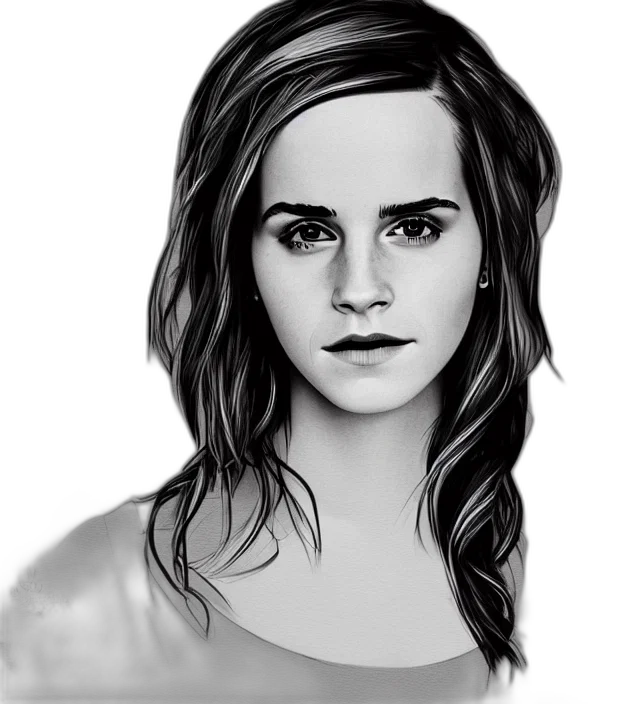 face, photorealistic, cartoon, pencil sketch, fantasy art, one, line, drawing transparent PNG cut-out