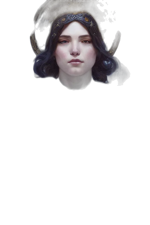 face, crown, creature, mask, fantasy art, concept art, photorealistic, pixel art transparent PNG cut-out