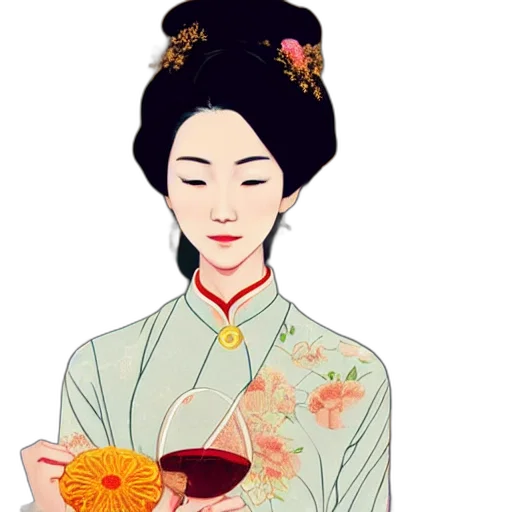 staff, flower, crown, jewelry transparent PNG cut-out