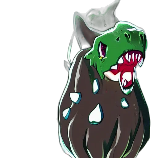 dragon, creature, concept art, pixel art transparent PNG cut-out