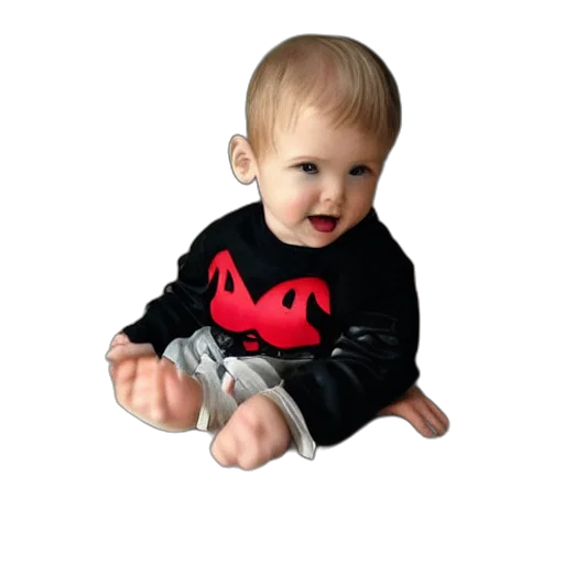 jacket, face, creature, 3d render, photorealistic, evil, toddler transparent PNG cut-out
