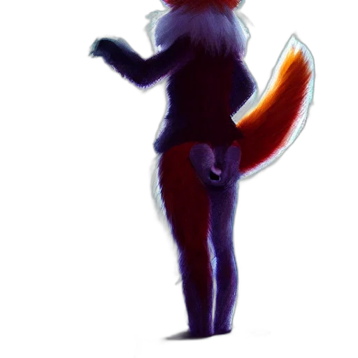 staff, creature, jacket, hair transparent PNG cut-out